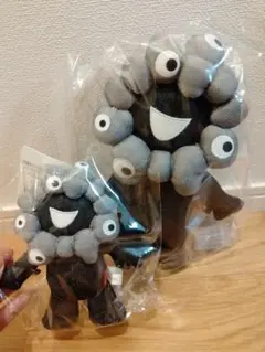 ミャクミャク　デニム　EDWIN　ぬいぐるみ　大小　セット