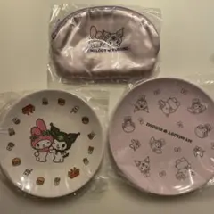 モスバーガー　 マイメロ クロミ　メラミンプレート　セット　新品　福袋