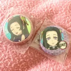 鬼滅の刃 キメツ学園 ufotable cafe 胡蝶カナエ くじ引き 缶バッジ
