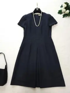 トリーバーチ 半袖 ボウタイ ドレス ニットワンピース - メルカリ