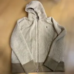 週末値下げ ラルフローレン ボア 羊 フリース L/G 未使用 白 タグ付き 
