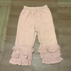 softcheese しまむら　フリルパンツ　100cm