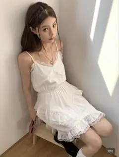 shein ワンピース　レイヤード