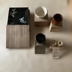 茶道具】祥悦造 赤茶碗3点まとめ売り（共箱） - メルカリ