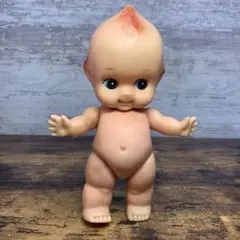 昭和レトロ キューピー人形 デコちゃん ソフビ ビニール人形 - メルカリ