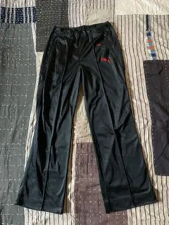 80s PUMA vtg ジャージ パンツ 黒赤 プーマ ビースティーボーイズ