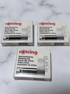 Rotring ロットリング インクカートリッジ 箱入り3個セット