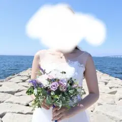 ウェディングブーケ　ブートニア　造花