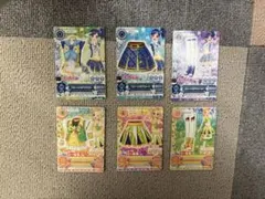 アイカツカード 霧矢あおい 新条ひなき フルコーデ6枚セット まとめ売り