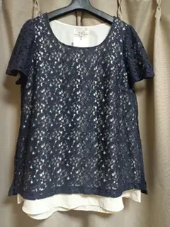 grove　レース　カットソー　上品のサムネイル