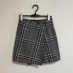 フリーズマート チェック柄ラップスカート リバーシブル