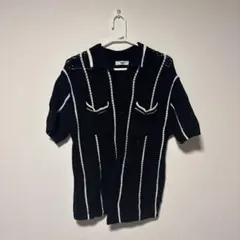 wego 男女共用　ニットカーディガン　半袖　Fのサムネイル