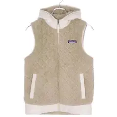 Patagonia フリースベスト フード付き
