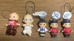 キューピー マスコットキーチェーン 5点セット