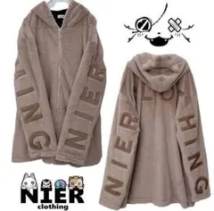 NieR 超ふわもこ BACK LOGO ZIP OUTER【猫耳つき】