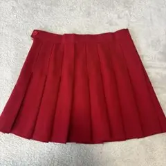 Ｐさま専用 プリーツ　赤　ミニスカート　アメリカンアパレル