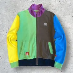 BABY DOLL マルチカラー ジップアップ スウェット ジャケット