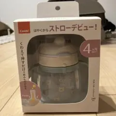 Combi ラクマグ はじめてストロー 240ml くまさんのサムネイル