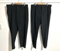 UNIQLO イージーアンクルパンツ スラックス Mサイズ ブラック セット売り