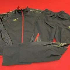 Mizuno ジャージ上下セット ブラック/レッド　サイズM