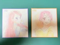 アイカツ！未来へのSTARWAY 入場者特典イラストカード　紫吹蘭　一ノ瀬かえで