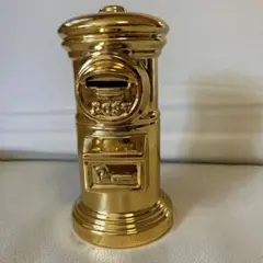ゴールドのポスト　貯金箱　郵便局　非売品