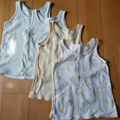 コットンメッシュタンクトップ90 4枚セット