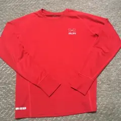 アンダーアーマー ロングTシャツ　レッド　M