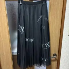 RADIATE プリント　プリーツスカート　黒　9号 新品　ヤマダヤ