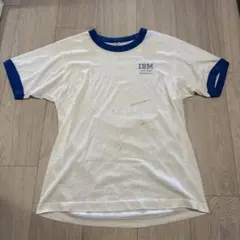 スクリーンスターズ IBM リンガー Ｔシャツ プリント USA製 ボロ 企業系