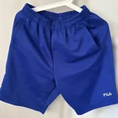 FILA 青 ショートパンツ Lサイズ