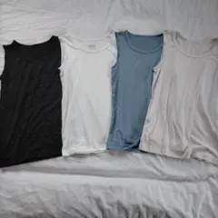 UNIQLO ヒートテックノースリーブ 4枚（訳あり）