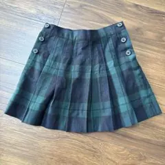 RALPH LAUREN キッズ チェック柄 プリーツスカート 100cm