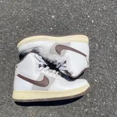 【希少　限定品】NIKE エアフォース　ハイカット　ホワイト/ブラウン