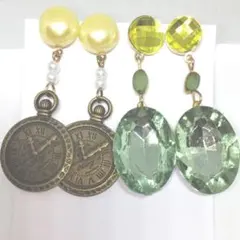 ①ポストピアス ２ペアセット まとめ売り セール