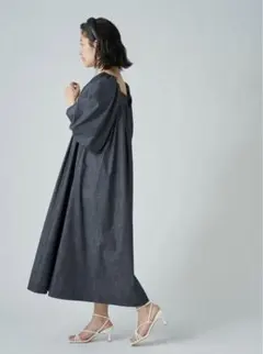 CERFORD スクエアネックワンピース