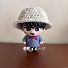SnowMan ソフビ服 ヒッコリーデニムサロペットセット＆バケットハット
