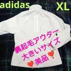 adidas レディースゴルフアウター 裏起毛ジャケット XL大きいサイズ 美品
