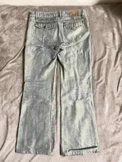 00s gimmick Flare Glitter studs denimのサムネイル
