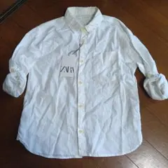 ZARA 長袖シャツ 9-134 ホワイト
