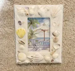 フォトフレーム　シェル　パール　新品未使用