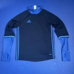 かこ様専用 adidas ネイビー 長袖シャツ Lサイズ