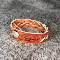 Leather wrap braceletレザー・ラップ・ブレスレット
