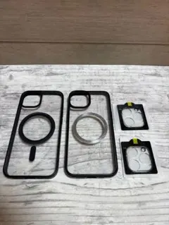 iPhone14 背面ガラスケース　magsafe対応　二個セット　おまけ付き！