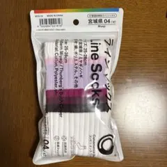 ファミリーマート 47都道府県 ラインソックス 宮城県(25-28cm)