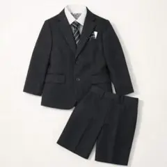 ワンダーファクトリー　フォーマルスーツ 110 黒 入学式