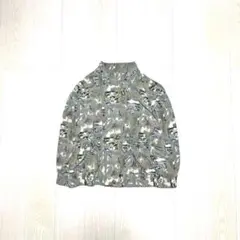 マウンテンパーカー M マルチカラー アウター 総柄 派手目 グレー