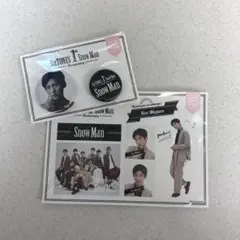 目黒蓮 缶バッチ ステッカー