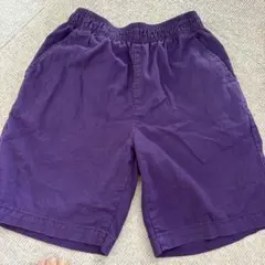 GU 紫色 ハーフパンツ 140センチ