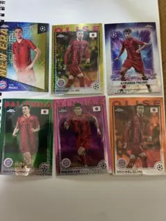 6枚‼️バイエルンカードセットtopps japan edition